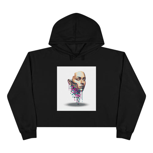 Crop Hoodie (85% combed, ring-spun cotton, 15% recycled polyester)